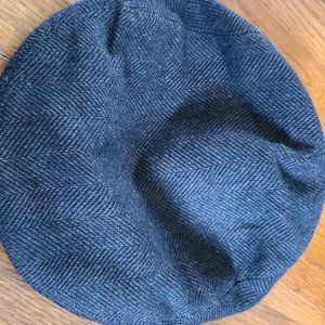 H&M Brown Tweed Flat Cap / Schoolboy Cap – Medium